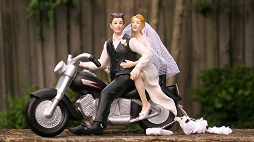 Magical Day B0089PFCQA Motorcycle Wedding Cake Topper