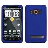 Dark Blue Gel Skin Case for HTC EVO 4G (Sprint)