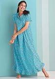 Ruffled long nightgown