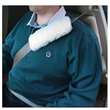 Synthetic Shearling Seatbelt Cover