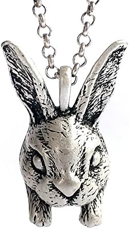 Bunny Head Charm - Rabbit Necklace Lucky Fashion Pendant - Animal Gift Jewelry