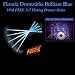 Firestix Blue Glow in The Dark Drumsticks with FREE 5x7 Flaming Drumset Sticker