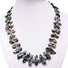 Handmade Freshwater Pearl Necklace With Silver Floral Beads
