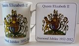 QUEENS DIAMOND JUBILEE 2012 CERAMIC MUG AND COASTER SET