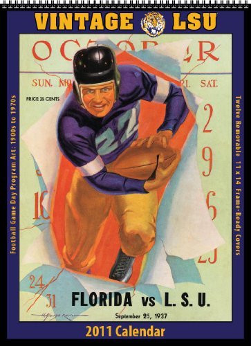 LSU Tigers 2011 Vintage Football Calendar