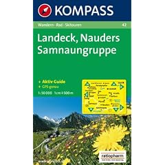 Landeck, Nauders, Samnaungruppe: Wandern / Rad / Skitouren. GPS-tauglich. 1:50.000