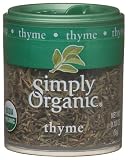 Simply Organic Thyme-mini, 0.18-Ounce Units (Pack of 6)