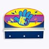 Hi-5 - Decor - Wooden Coat Hook and Shelf