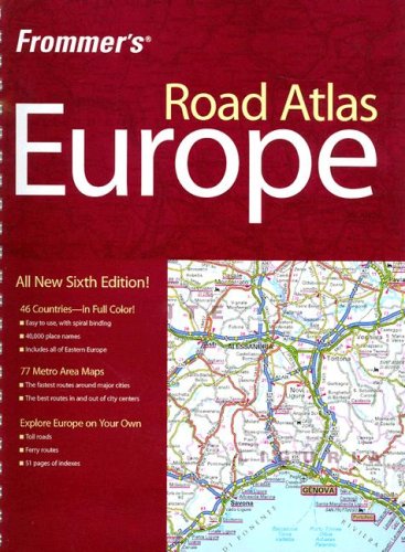 City Travel Guides Discounted  Books : Frommer's Road Atlas Europe