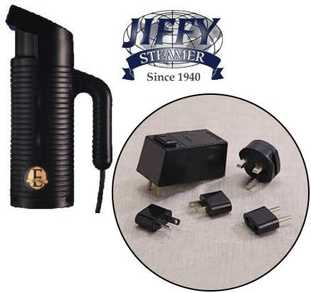 Jiffy J0601 Esteam Handheld Garment Steamer + Adapters