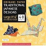 Produkt-Bild: [Origami Paper Traditional Japanese Designs Large [With Origami Paper]]Origami Paper Traditional Japanese Designs Large [With Origami Paper] BY Tuttle Publishing(Author)Paperback