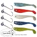 DAM Shad Sortiment Zander mit Rundkopf Jighaken + gratis Aufkleber