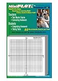 MiniPLOT Graph Paper: 50 adhesive backed sheets per pad (4 Quadrants) Size: 3
