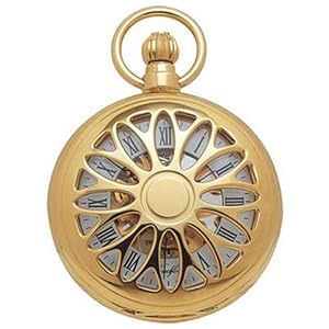 Cut Out Half Hunter Mechanical Pocket Watch by Woodford