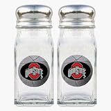 Review Bergamot  / Ohio State Buckeyes Basketball Shaped Logo Salt and Pepper Shaker Set