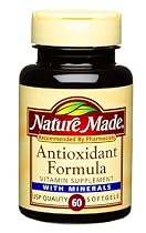 Nature Made Antioxidant Formula Softgels, 60-Count Bottles (Pack of 3)