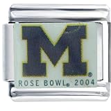 Michigan Rose Bowl 2004 Sport Italian Charms Bracelet Link