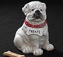 Bulldog Ceramic Cookie Jar