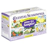 Celestial Seasonings Herb Tea Sampler, Variety Pack of 5 Flavors, Tea Bags, 20-Count Boxes (Pack of 6)