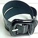 Black Patent Leather Large Buckle Celebrity Belt Image