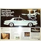 1974 FORD MUSTANG (Cardboard Cut Out) Sales Brochure