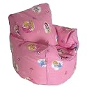 Disney Princess Pink Bean Bag Arm Chair Seat with Beans OFFICIAL PRODUCT