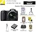 51JXAJQacjL. SL75  Nikon CoolPix P100 10.3MP Digital Camera With Buyers Choice Coolpix Accessory Kit Includes 8GB Memory Card + Rechargable Extended Life Battery + Deluxe Carrying Case + Professional Tripod + LCD Screen Protectors + More