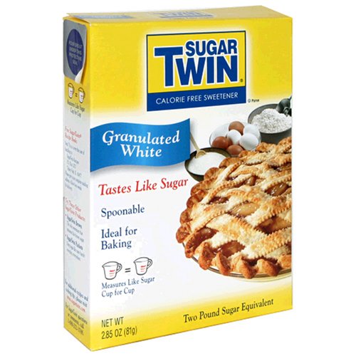Sugar Twin Sugar Substitute, Granulated White, 2.85-Ounce Boxes (Pack of 12) by Honey