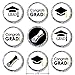 Congrats Grad Cap Stickers for Graduation Party Favors (324 Count)