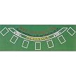 Trademark Poker Felt Blackjack Table Layout- 36x72"
