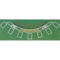 Trademark Poker Felt Blackjack Table Layout- 36x72"