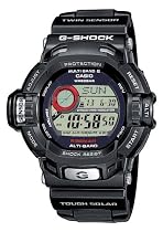 Casio - GW-9200-1ER - Montre G-Shock Radio Piloté - Résine - Quartz Digitale - Multifonctions - Solar - Sport - Etanche 20 ATM - Bracelet Caoutchouc Noir