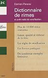 Dictionnaire de rimes : Et petit trait� de versification