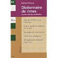Dictionnaire de rimes : Et petit trait� de versification