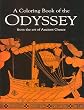 A Coloring book of the Odyssey from the art of Ancient Greece (Greek Edition)