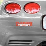 Clemson Tigers Dad Car Decal