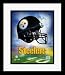 Pittsburgh Steelers NFL Team Logo and Football Helmet Collage Framed 8 x 10 Photograph