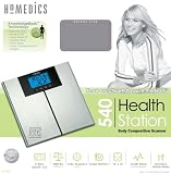 Homedics SC-540 LCD 400 lb/180 kg Capacity Bath Scale with Body Composition Scanner