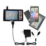 Double Wall Home Charger with tips including a tip for the Medion MDPNA 150 - uses Gomadic TipExchange Technology