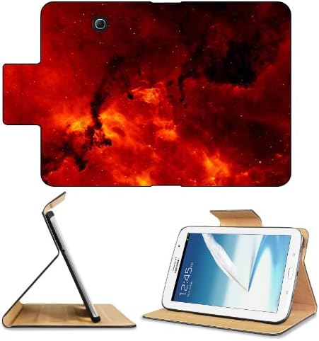 Red Cloud Outer Space View Samsung Galaxy Note 8 GT-N5100 GT-N5110 GT-N5120 Flip Case Stand Magnetic Cover Open Ports Customized Made to Order Support Ready Premium Deluxe Pu Leather 8 7/16 Inch (215mm) X 5 11/16 Inch (145mm) X 11/16 Inch (17mm) MSD Note 8 cover Professional Note8 Cases Note_8 Eight Accessories Graphic Background Covers Designed Model Folio Sleeve HD Template Designed Wallpaper Photo Jacket Wifi Protector Tablet