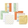 Luvable Friends 12 Pack Washcloths, Yellow