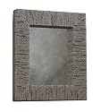 Recycled Newspaper Rectangular Mirror