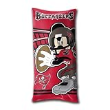 BSS - Tampa Bay Buccaneers NFL Mickey Folded Body Pillow (18in x 36in)