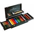 Faber-Castell ARt & Graphic Collection im Mahagoni-Furnierholzkoffer