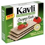 Kavli Crispbread, Crispy Pesto, 5.29-Ounce Boxes (Pack of 12)