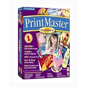 Click here to buy Broderbund PrintMaster Platinum 16.0 by Encore.