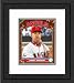 Los Angeles Angels Framed Garret Anderson Photo 15 X 18 - Black