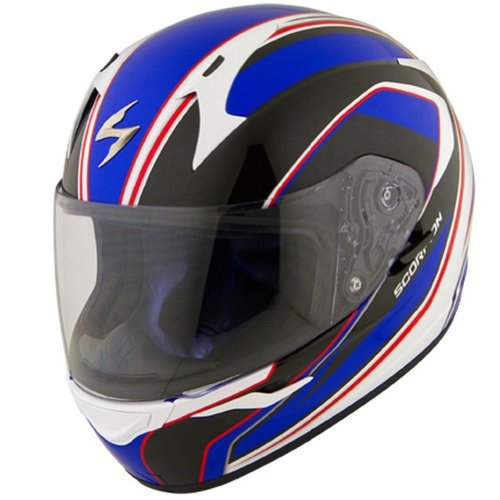 2013 Scorpion EXO-R410 Incline Motorcycle Helmets - Blue - 2X-Large On Sale