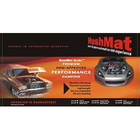 HushMat PF400S Ultra Silver Foil Floor Kit - 20 sheets