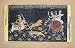 Miniatures India Folk Famous Paintings Drawings with Water Color on Paper 4.5 x 8 inches